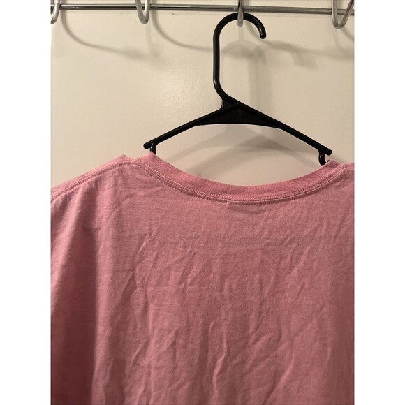 Anvil Men's T-Shirt HOOS THINK PINK UNIVERSITY OF VIRGINIA Pink Size M - Picture 11 of 13